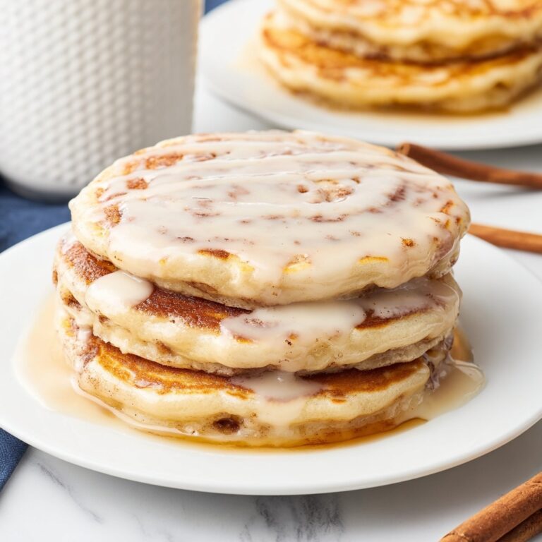 Cinnamon Roll Pancakes Recipe