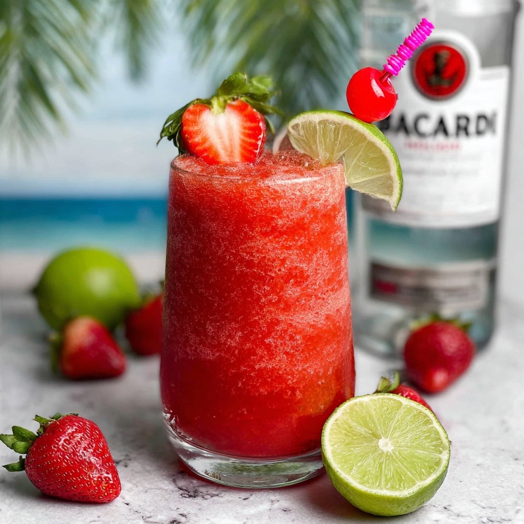 Frozen Strawberry Daiquiri Recipe - Recipe Image