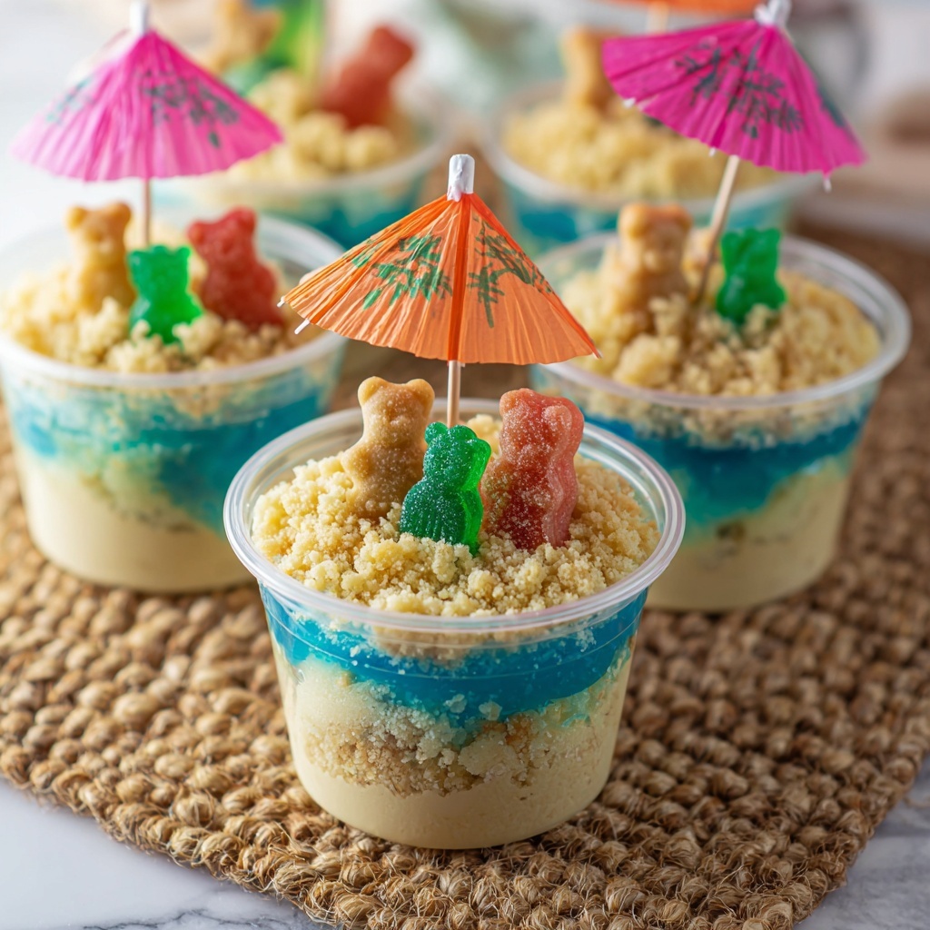 Sand Pudding Beach Buckets Recipe - Recipe Image