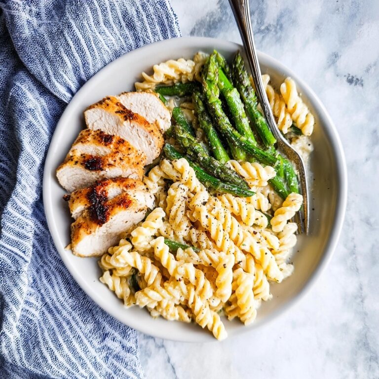 Creamy Chicken Asparagus Pasta Recipe