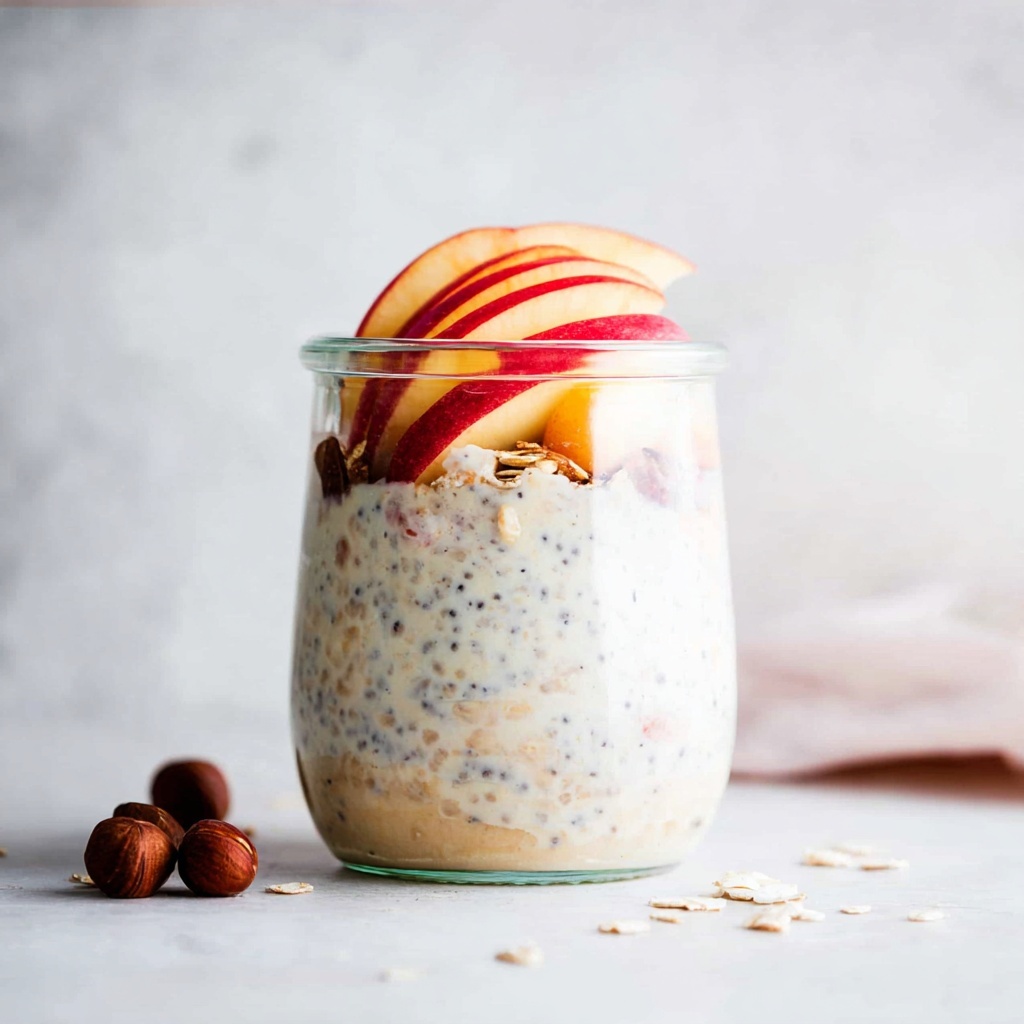 Apple Cinnamon Overnight Oats Recipe - Recipe Image