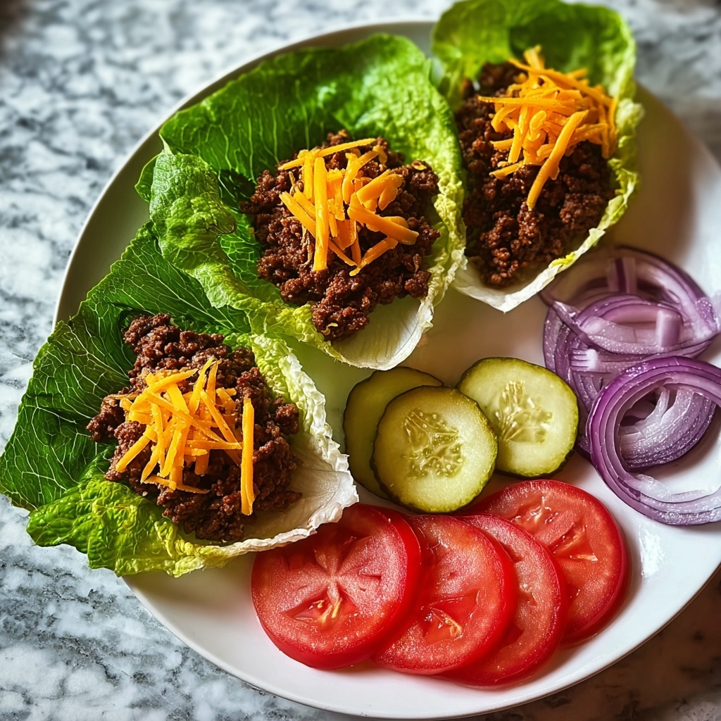 Lettuce Wrap Burgers Recipe - Recipe Image