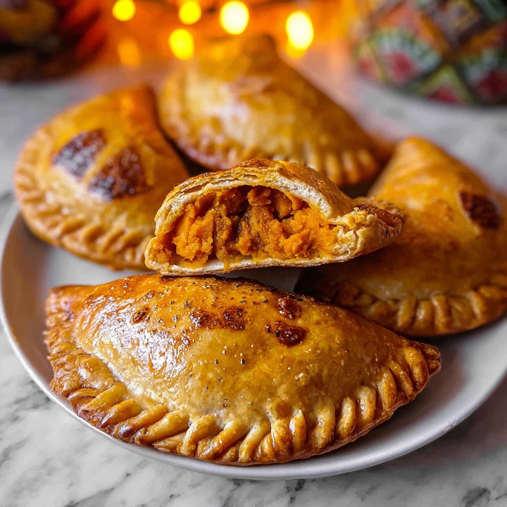 Spiced Baked Pumpkin Pasties Recipe - Recipe Image