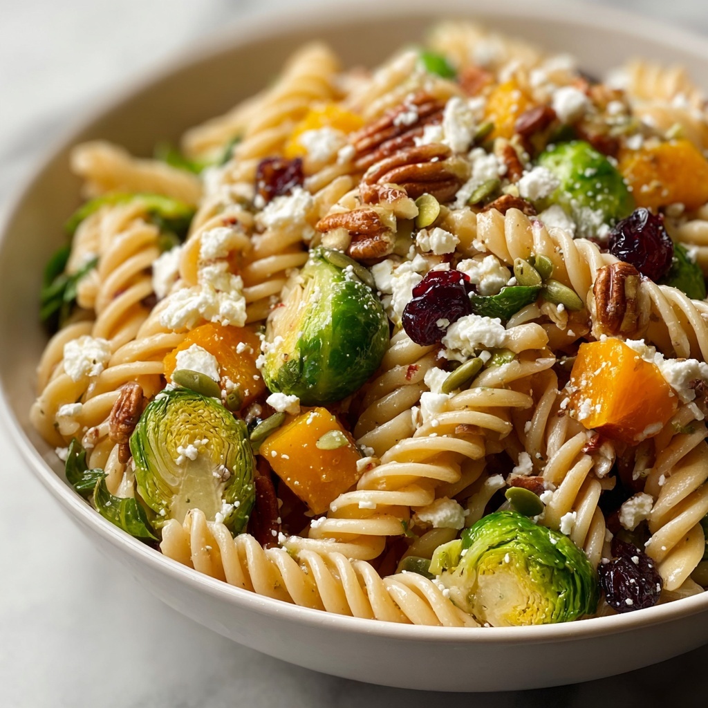Autumn Harvest Fall Pasta Salad Recipe - Recipe Image