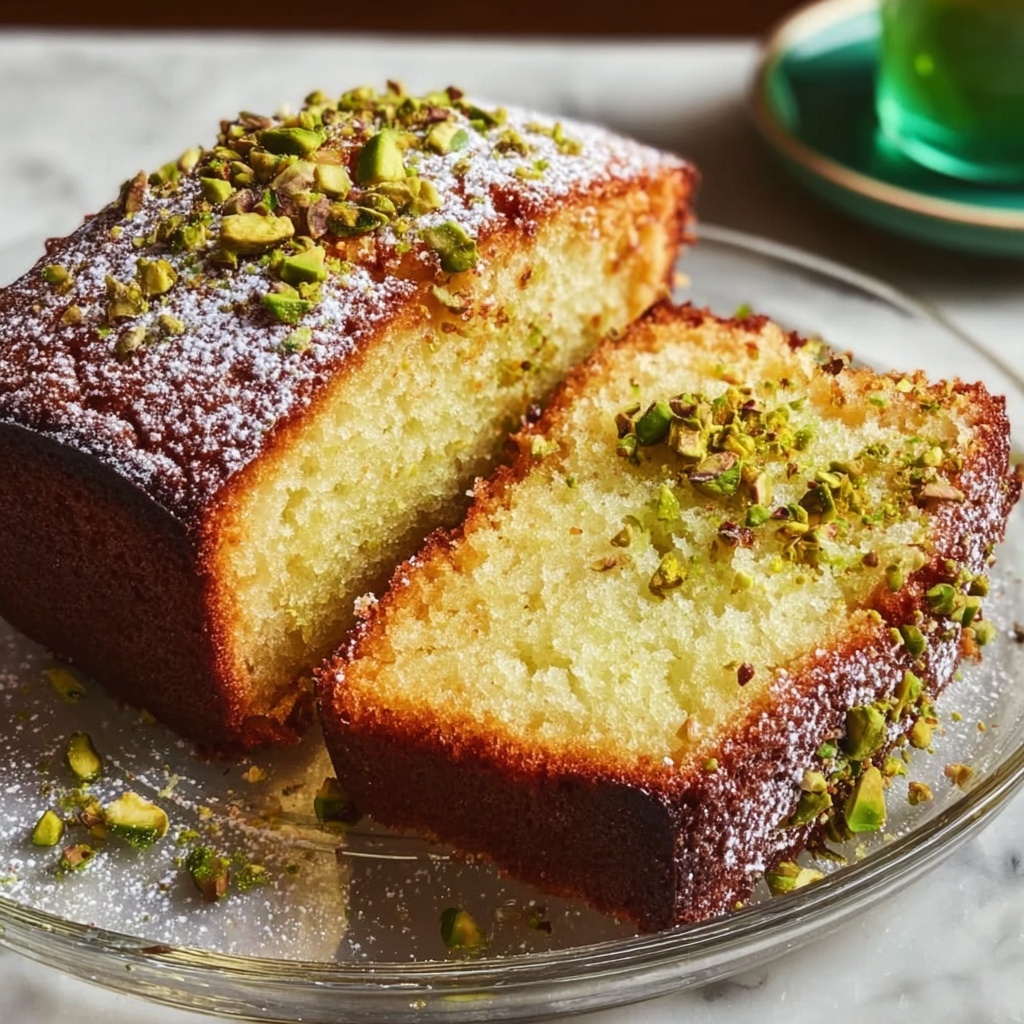 Elegant Pistachio Mascarpone Cake Recipe - Recipe Image