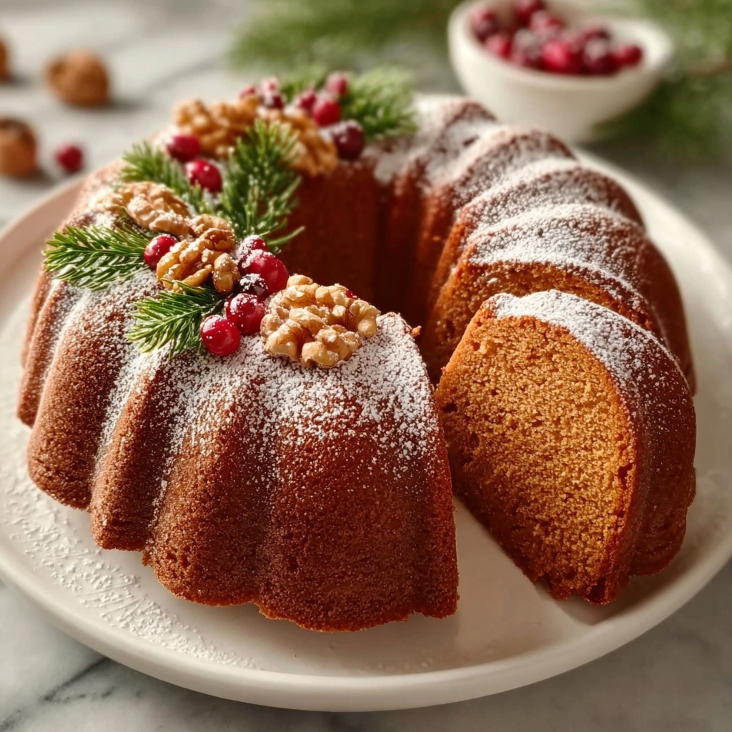 Christmas Gingerbread Cake with Cream Cheese Frosting Recipe - Recipe Image