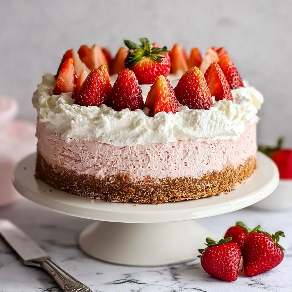 Strawberry Angel Food Cake Recipe - Recipe Image