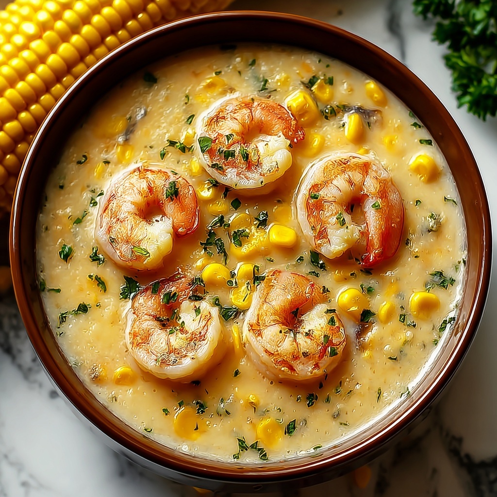 New Orleans Shrimp and Corn Bisque Recipe - Recipe Image