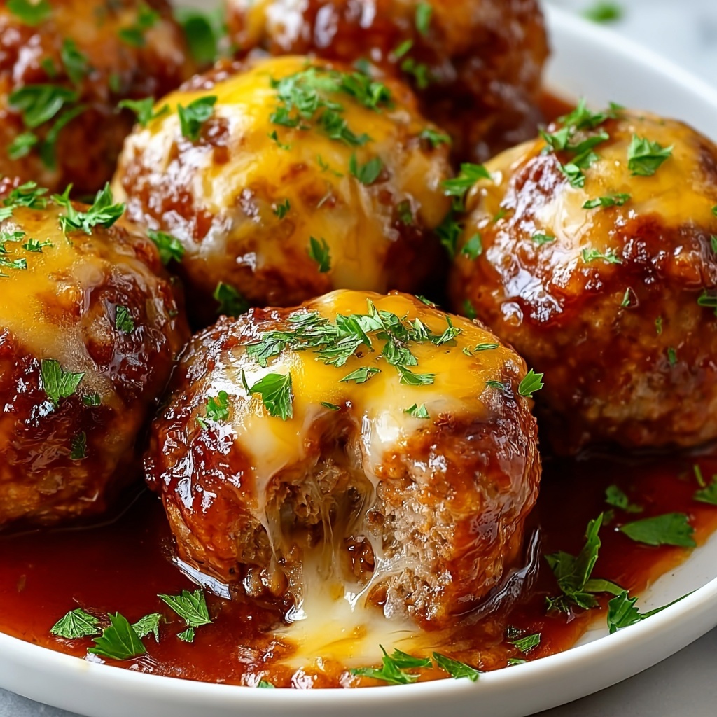 Cheesy Stuffed Meatloaf Bites Recipe - Recipe Image