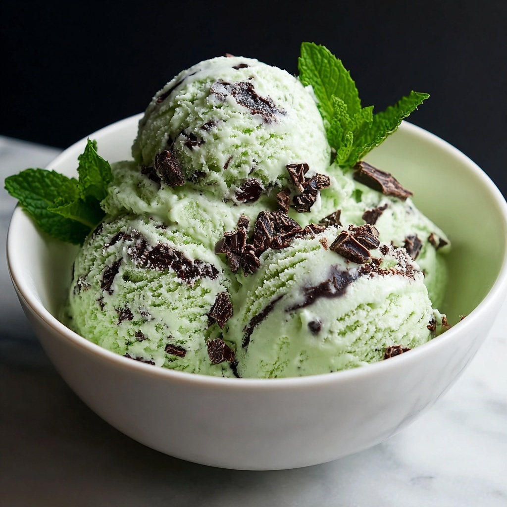 Mint Chocolate Chip Ice Cream Recipe - Recipe Image