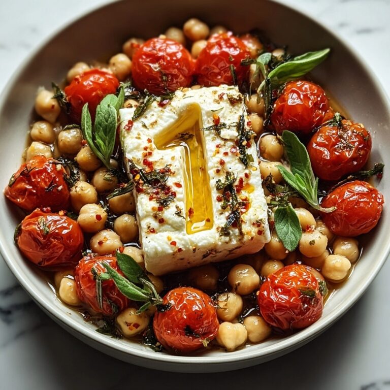 Baked Feta Chickpeas Recipe