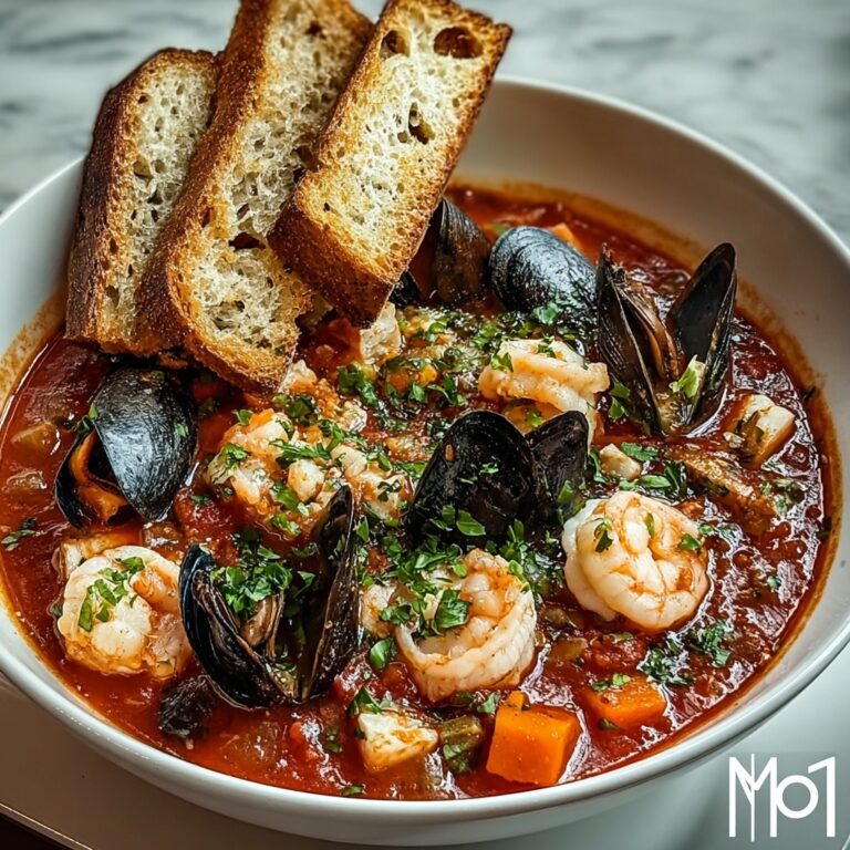 Indulgent Rich and Hearty Italian Seafood Stew for Comfort Recipe