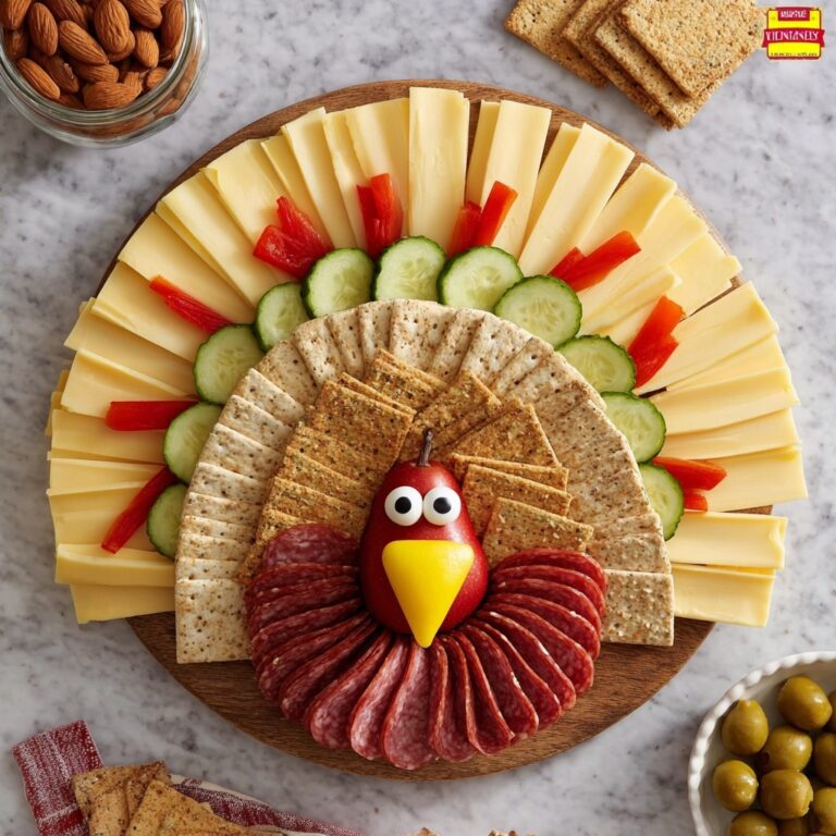 Thanksgiving Turkey-themed Appetizer Platter Recipe