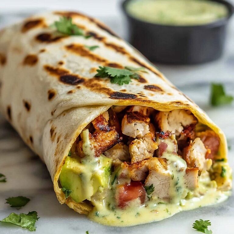Chipotle Ranch Grilled Chicken Burrito Recipe