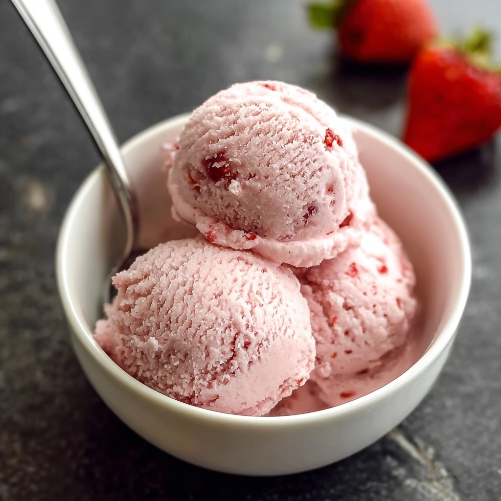 Strawberry No-Churn Ice Cream Recipe - Recipe Image