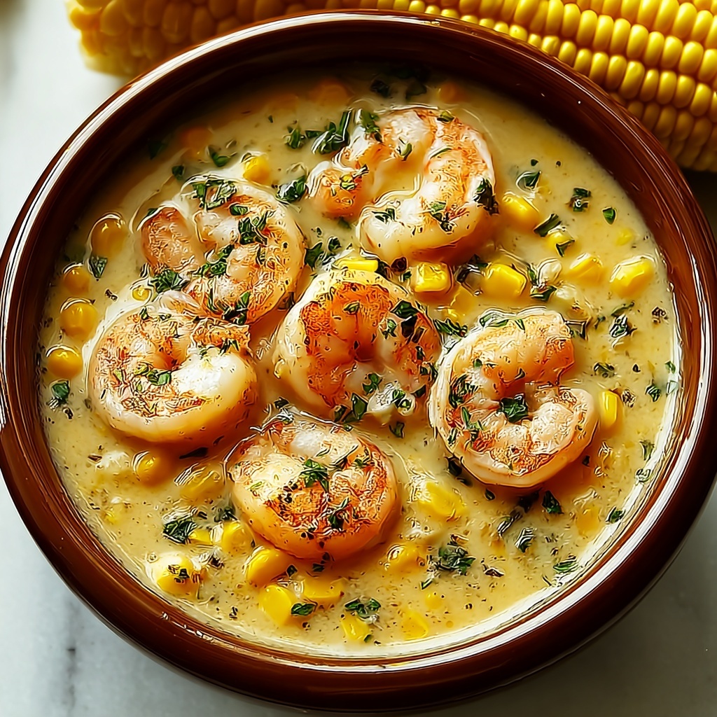 New Orleans Shrimp and Corn Bisque Recipe - Recipe Image