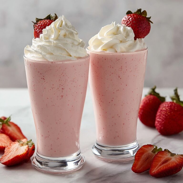 Homemade Strawberry Milkshake Recipe