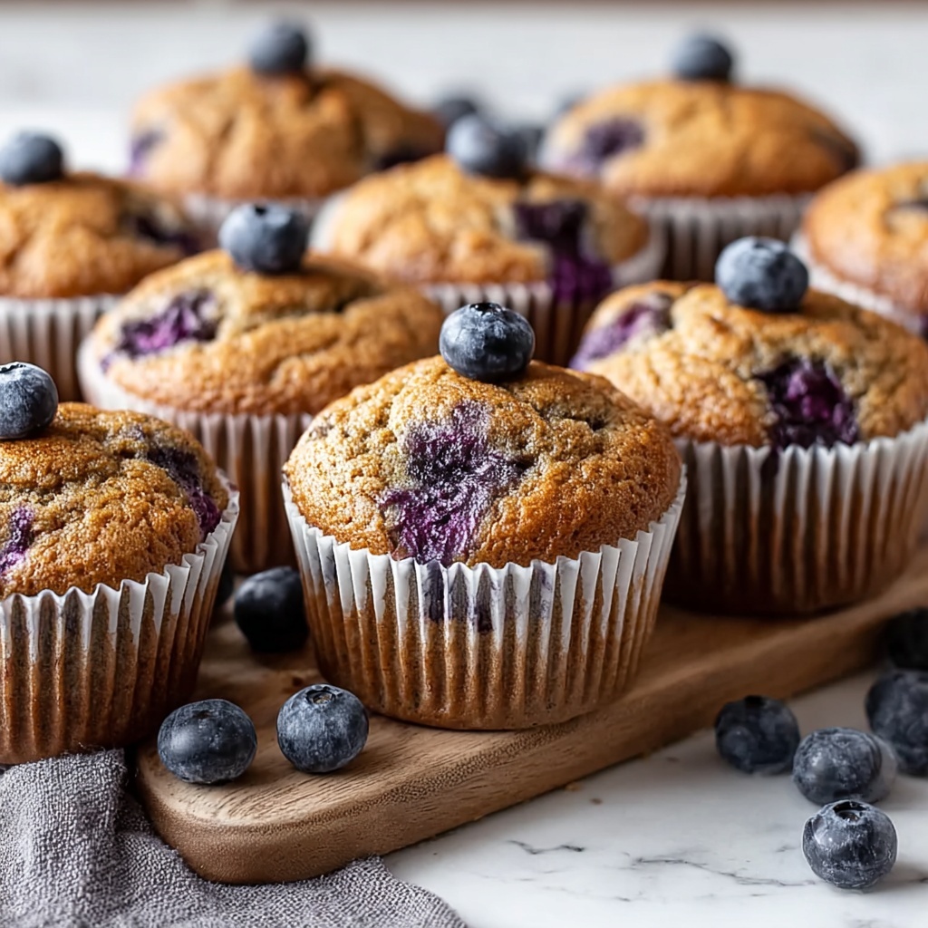 Keto Blueberry Muffins with Almond Flour Recipe - Recipe Image