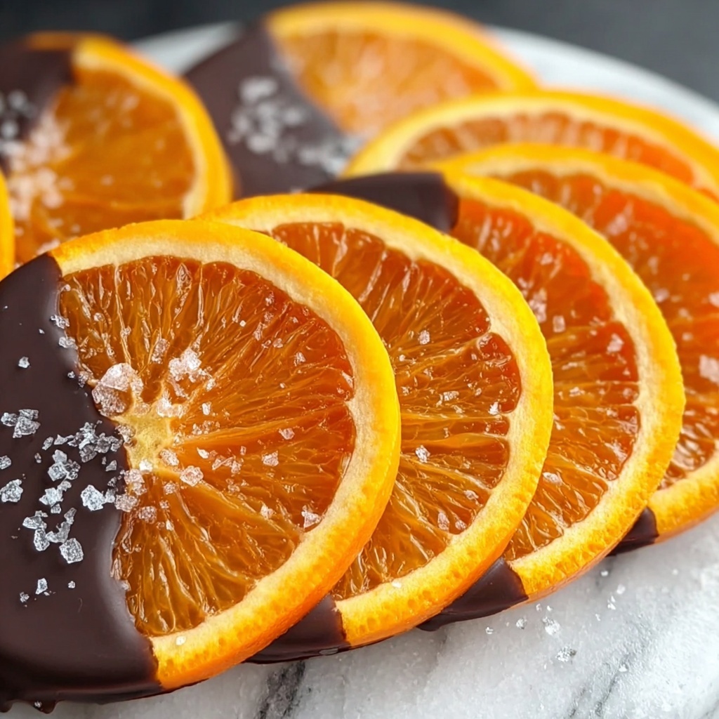 Chocolate-Dipped Candied Oranges Recipe - Recipe Image