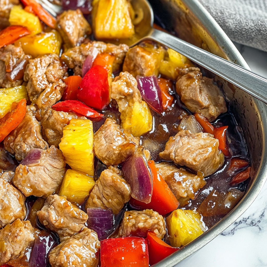 Sheet Pan Pineapple Chicken Recipe - Recipe Image