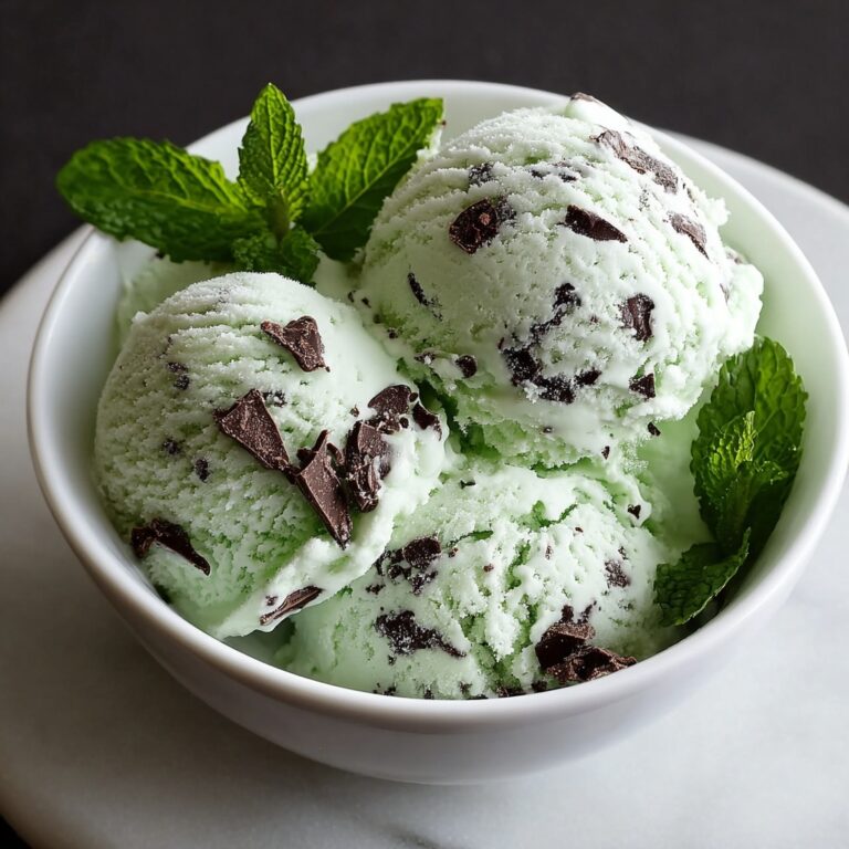 Mint Chocolate Chip Ice Cream Recipe