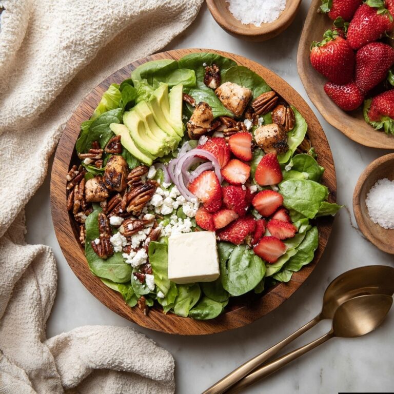 Strawberry Chicken Salad with Basil Balsamic Vinaigrette Recipe