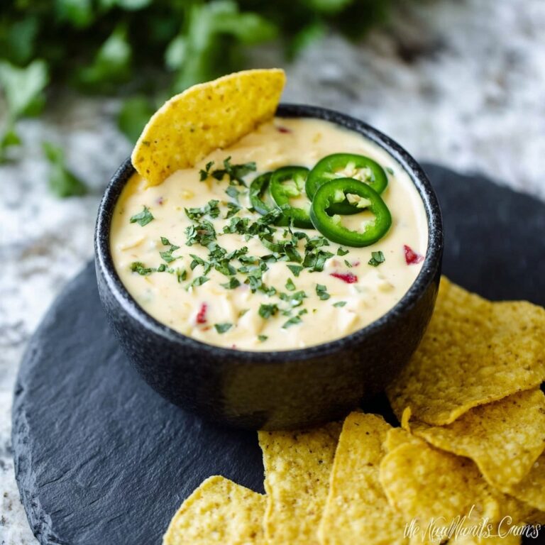 Crockpot White Queso Dip Recipe