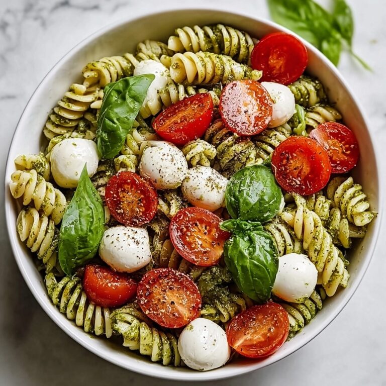 Pesto Caprese Pasta Salad Recipe