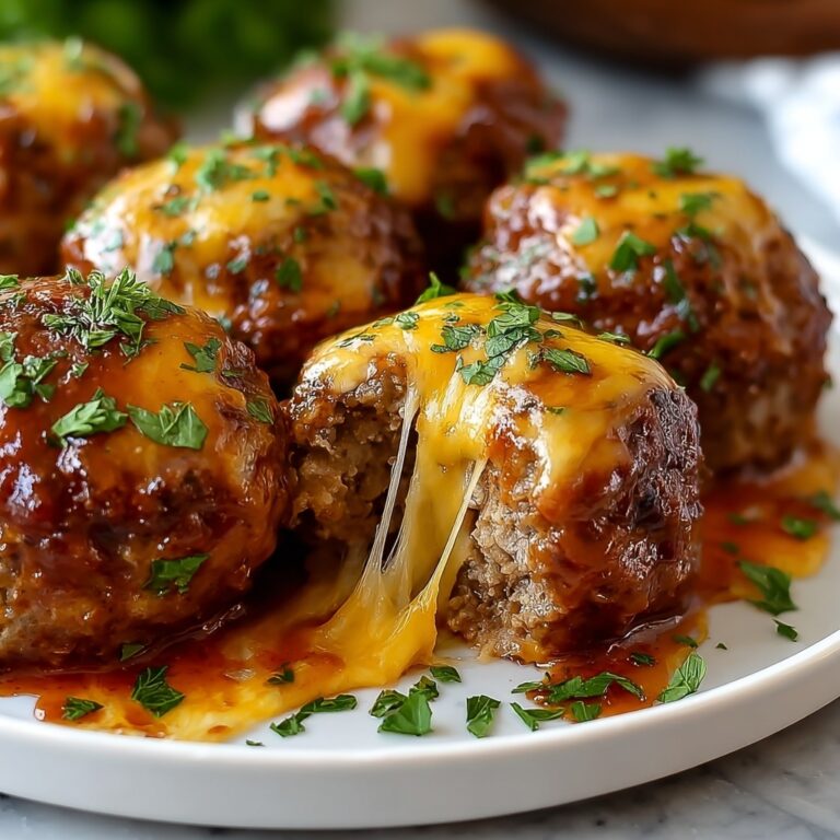 Cheesy Stuffed Meatloaf Bites Recipe
