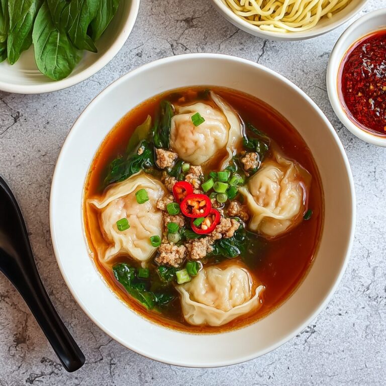 Deconstructed Vegan Wonton Soup Recipe