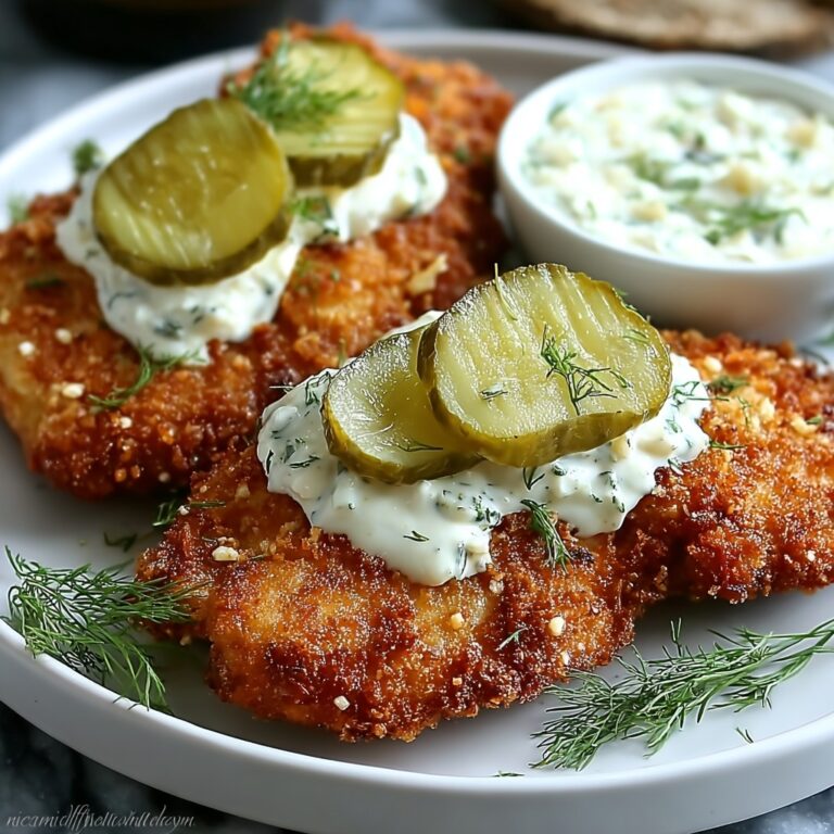 Crispy Dill Pickle Parmesan Chicken Recipe