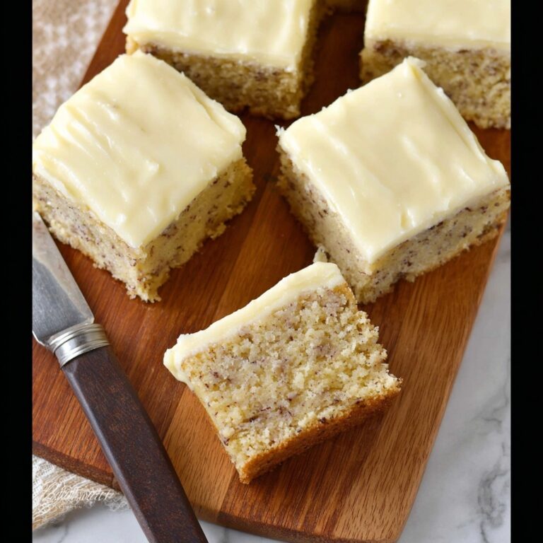 Banana Bars with Cream Cheese Frosting Recipe