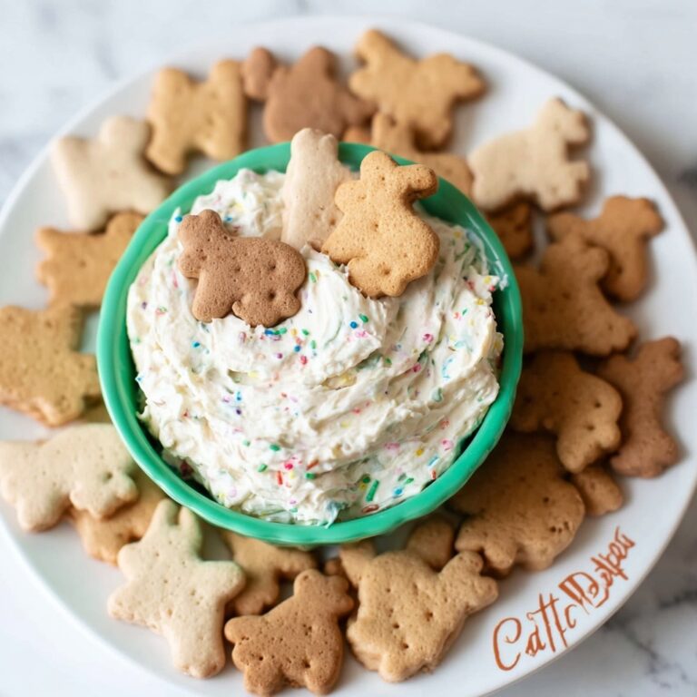 Cake Batter Dip with Confetti Cake Mix and Fresh Toppings Recipe
