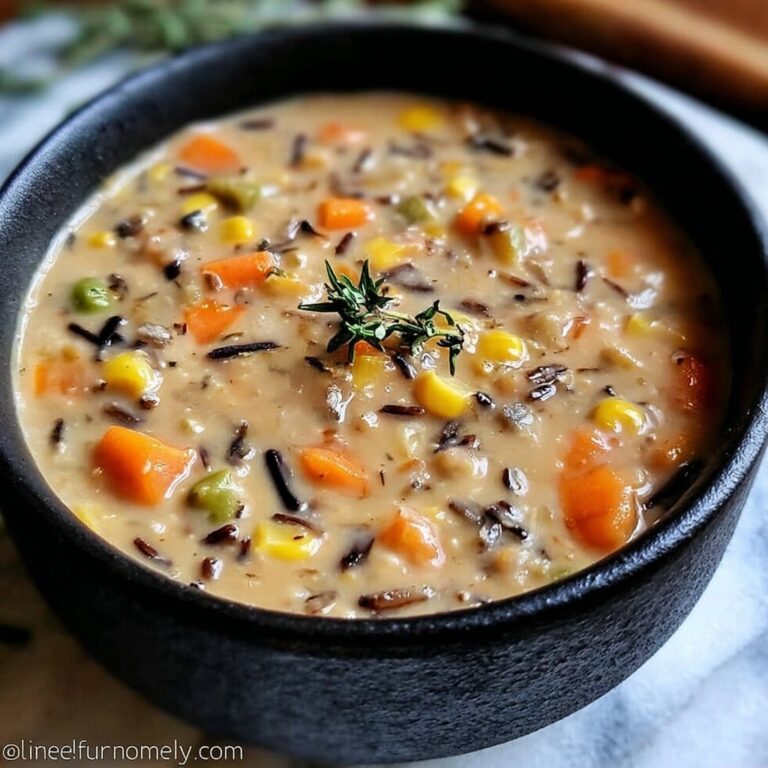 Cozy Autumn Wild Rice Soup Recipe