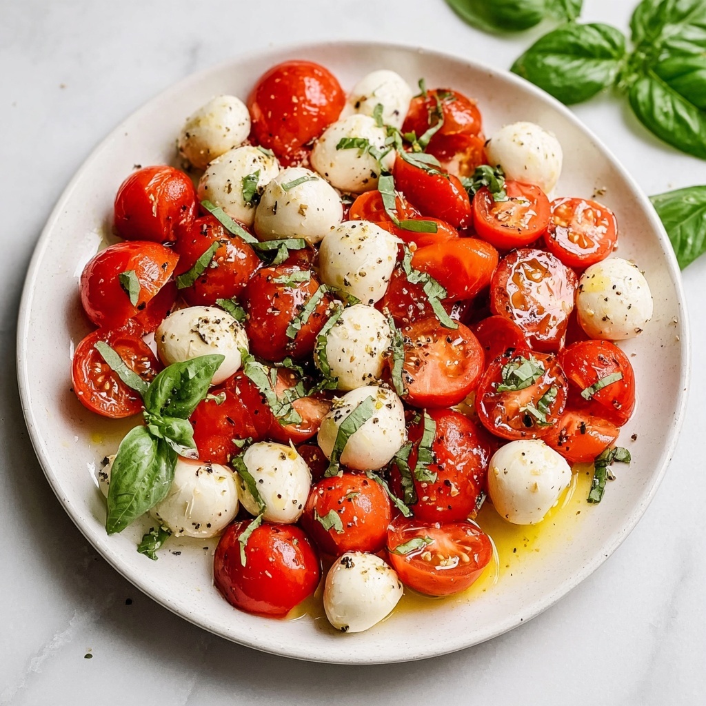 Caprese Salad with Balsamic Dijon Dressing Recipe - Recipe Image