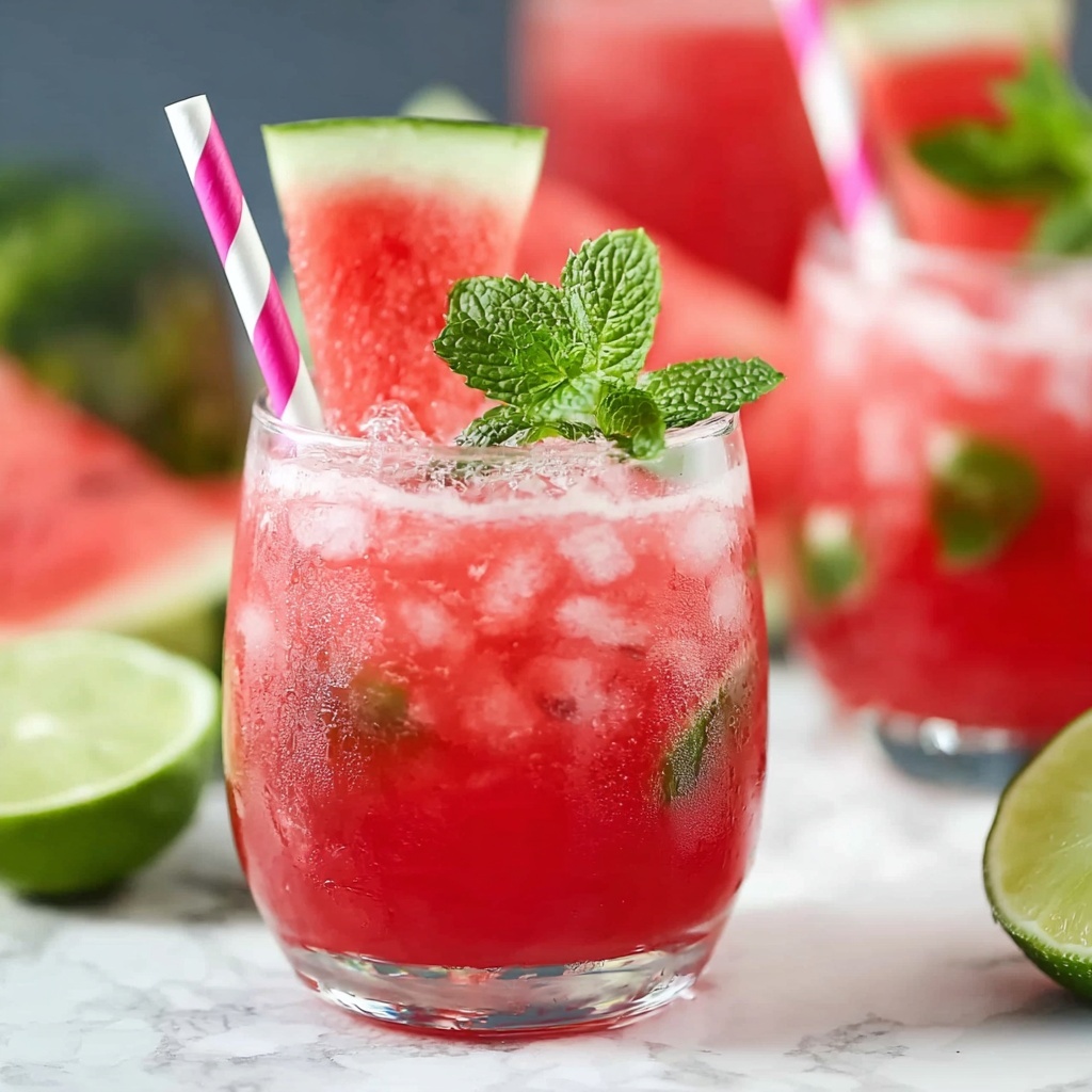 Watermelon Lemon Cooler Recipe - Recipe Image