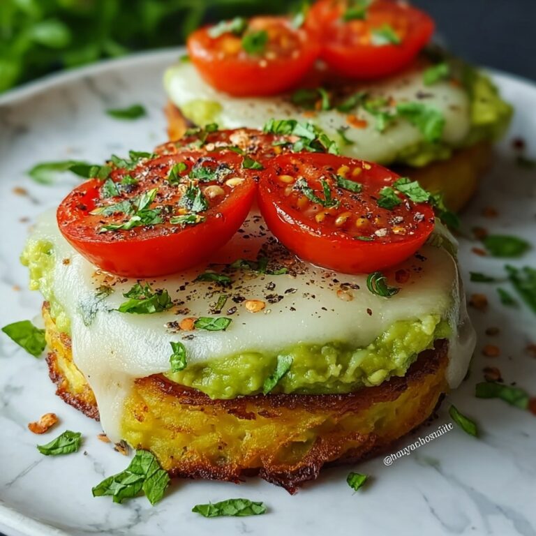 Indulgent Avocado Hash Brown Toast with a Spicy Kick Recipe