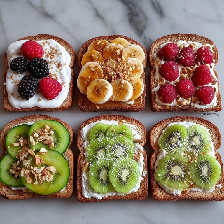 Deliciously Healthy TikTok Toast Flight to Brighten Your Morning Recipe