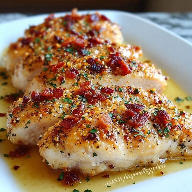 Juicy Bacon Garlic Parmesan Chicken Recipe
