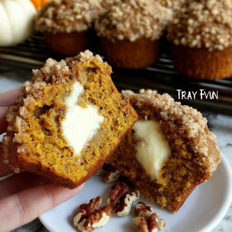 Pumpkin Spice Muffins with Cream Cheese Filling Recipe