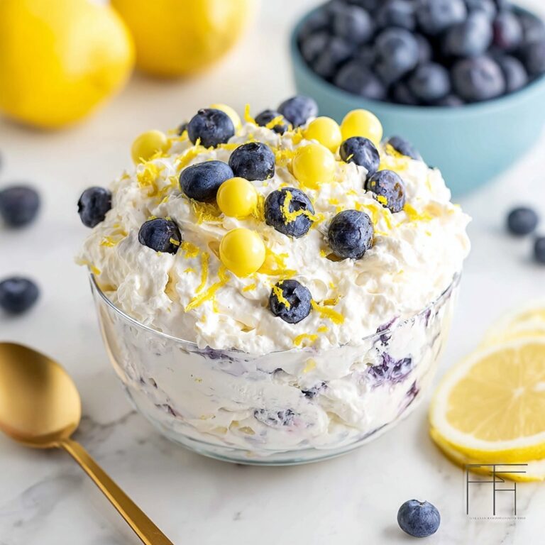 Lemon Blueberry Fluff Recipe