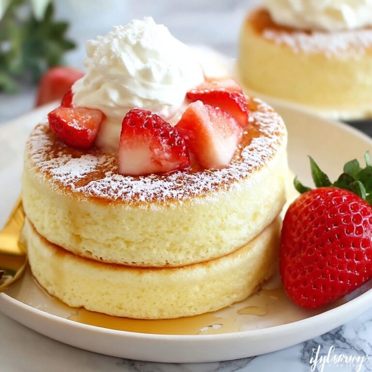 Jiggly Japanese Soufflé Pancakes Recipe