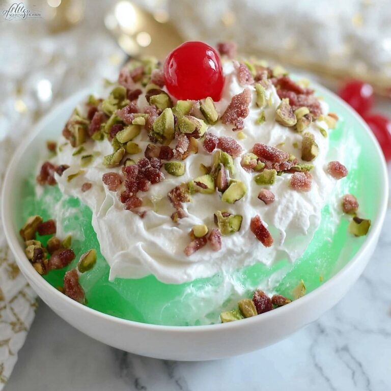Traditional Watergate Fruit Salad with Pistachios Recipe